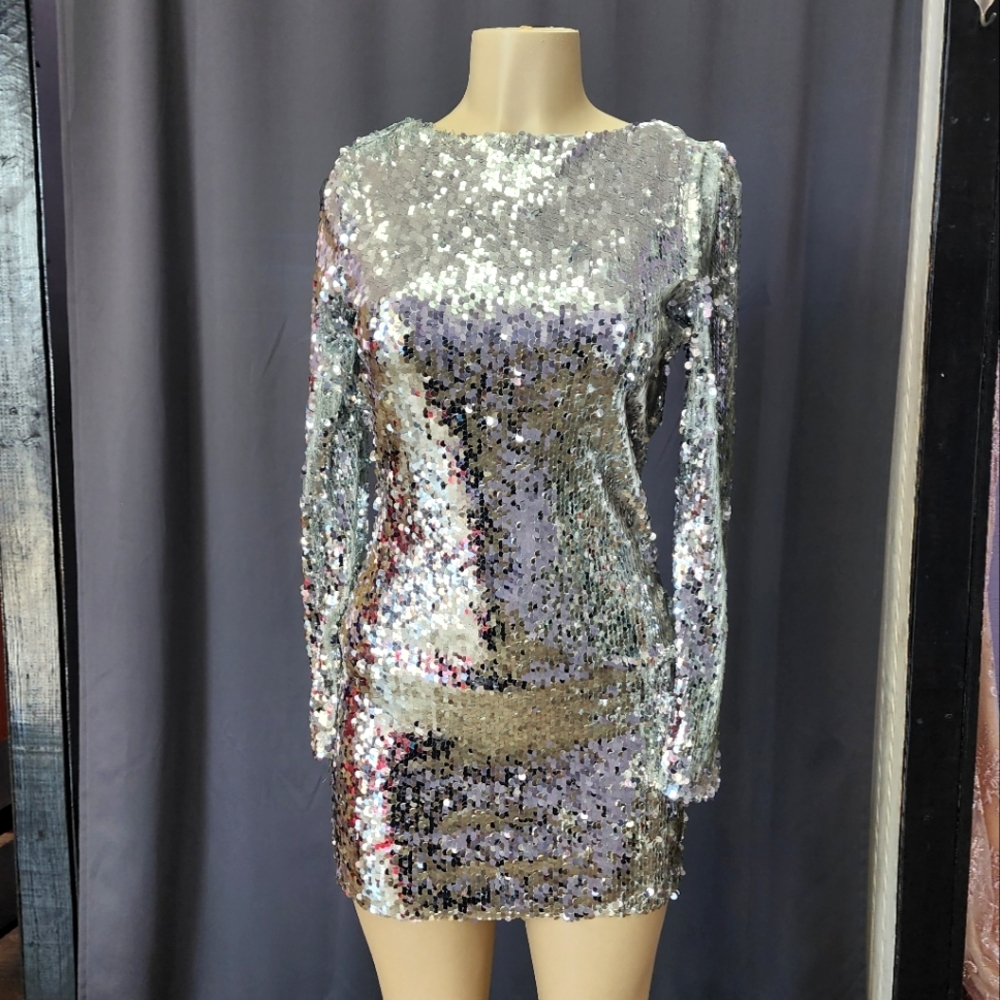 Women's Sequin Short Dress